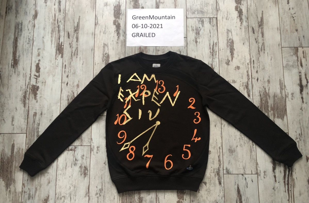 Vivienne Westwood I AM EXPENSIVE Print Sweatshirt | Grailed