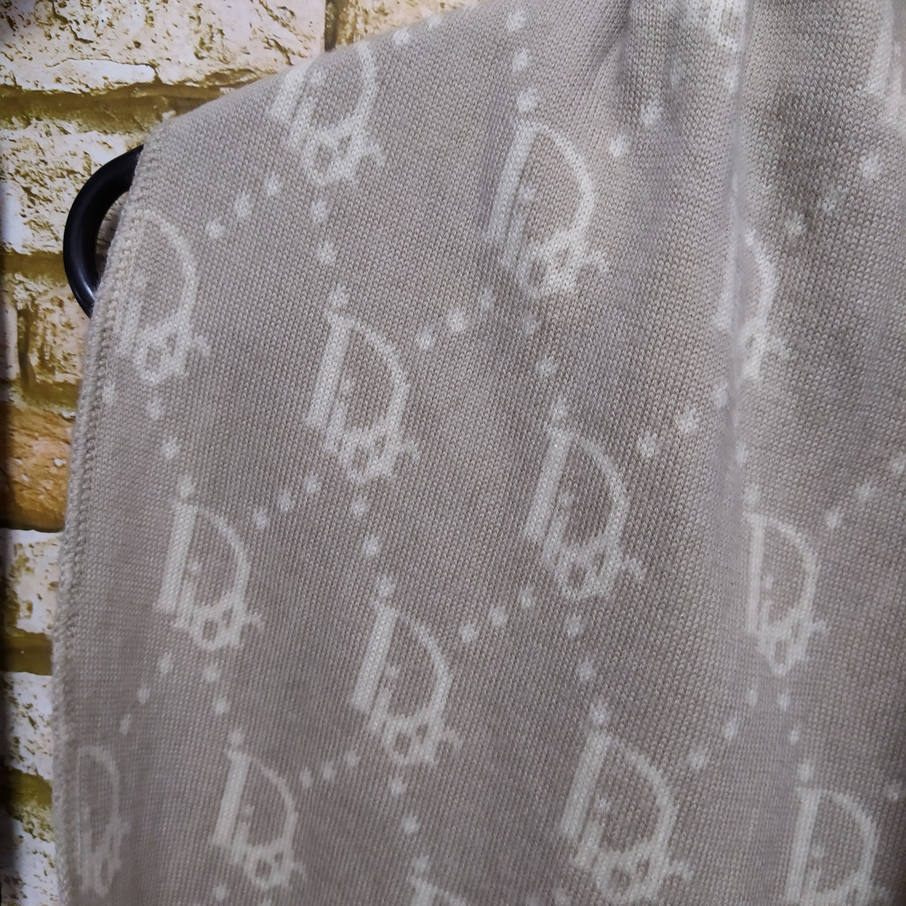 Christian Dior Monsieur CHRISTIAN DIOR MONOGRAM SCARVES MUFFLER (D152) Size ONE SIZE - 2 Thumbnail