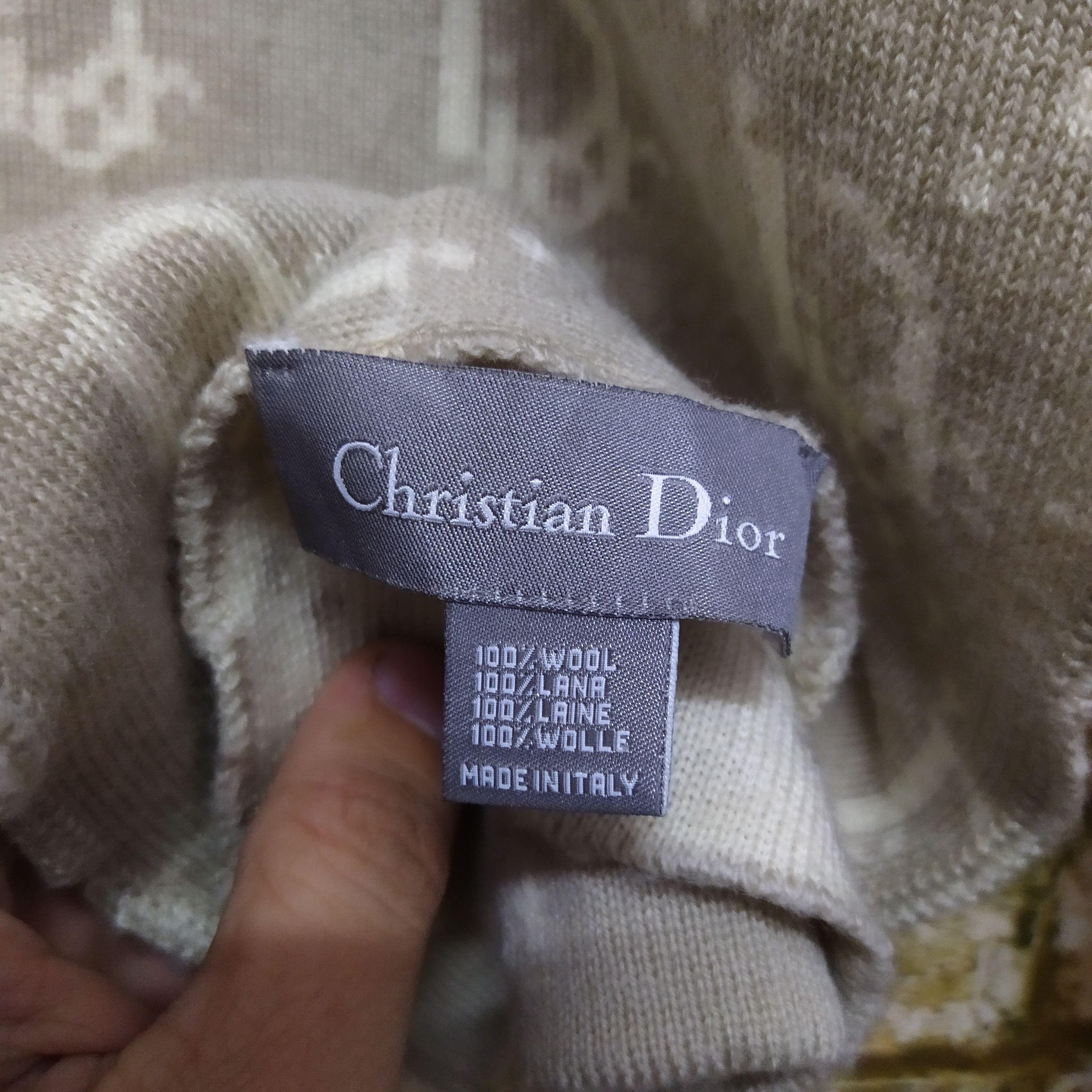 Christian Dior Monsieur CHRISTIAN DIOR MONOGRAM SCARVES MUFFLER (D152) Size ONE SIZE - 3 Thumbnail