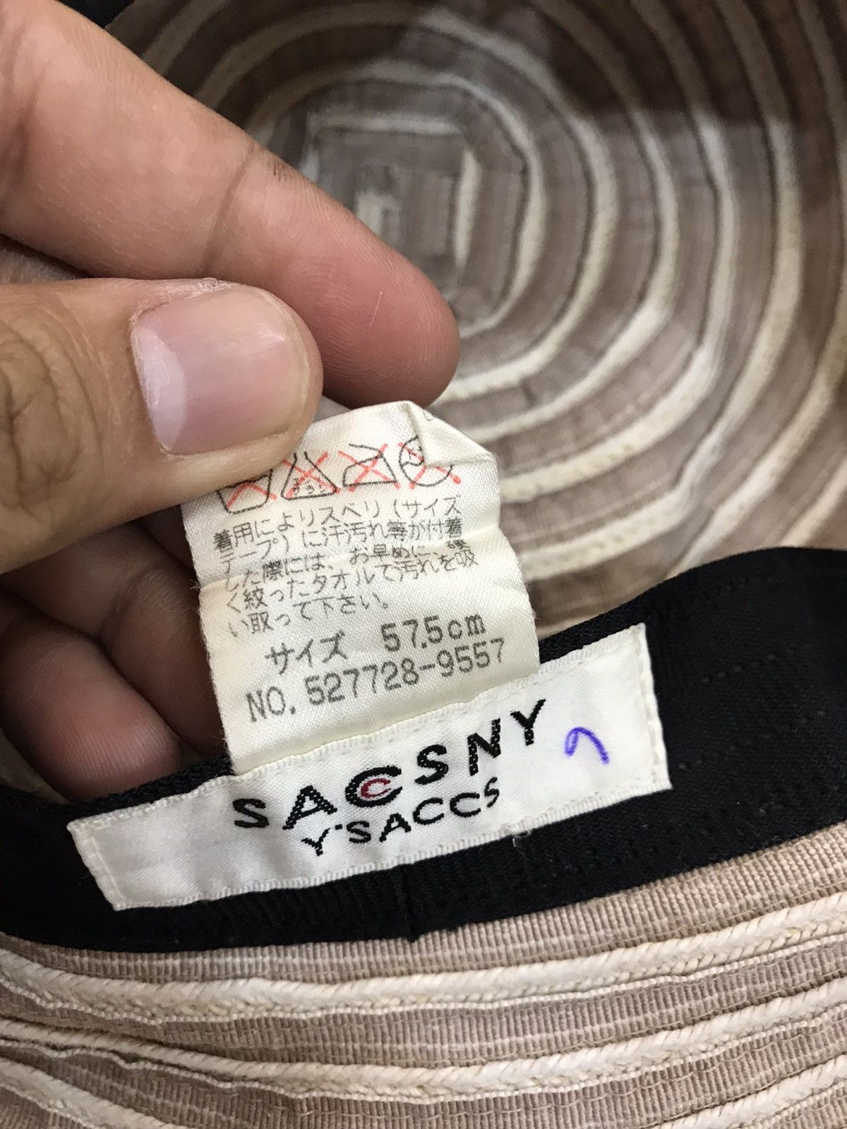 Yohji Yamamoto VINTAGE YSACCS SACCSNY YOHJI YAMAMOTO SWIRL BUCKET HAT Size ONE SIZE - 8 Thumbnail