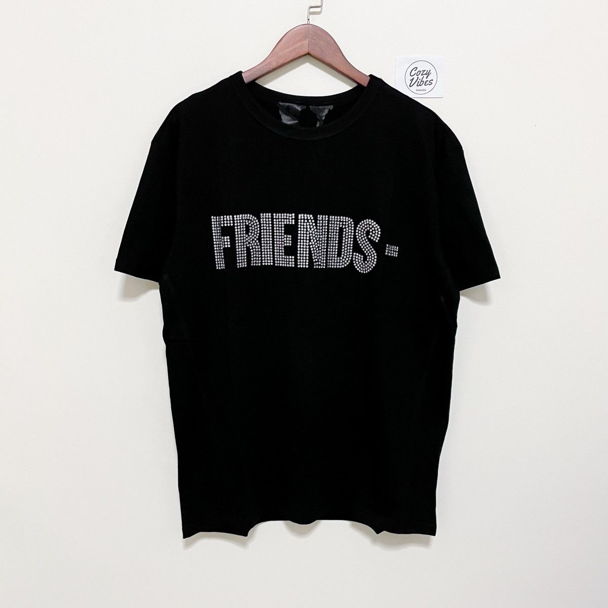 Swarovski × Vlone VLONE x Swarovski Rhinestone Friends Tee Size US S / EU 44-46 / 1 - 1 Thumbnail