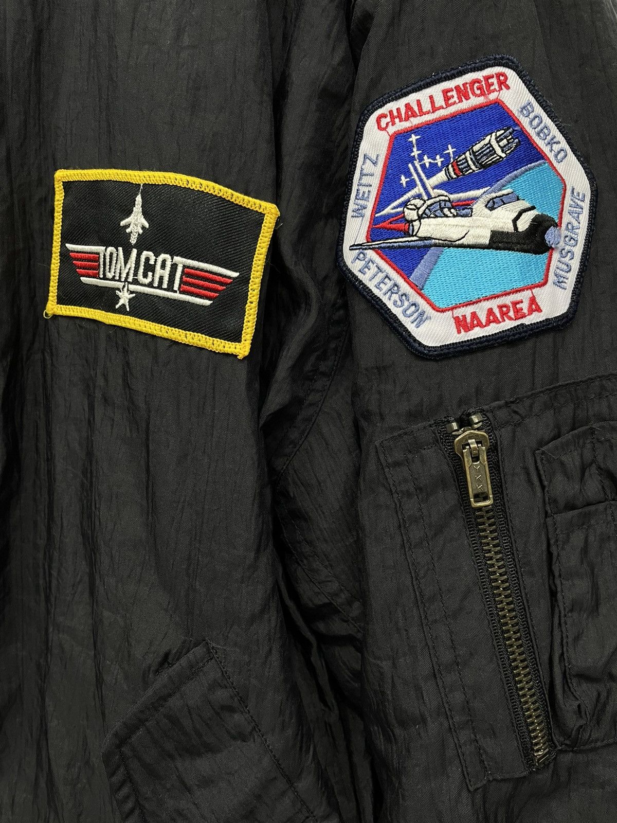 Vintage 90’s TOP GUN TOM CAT Flight Bomber Jacket Size US M / EU 48-50 / 2 - 4 Thumbnail