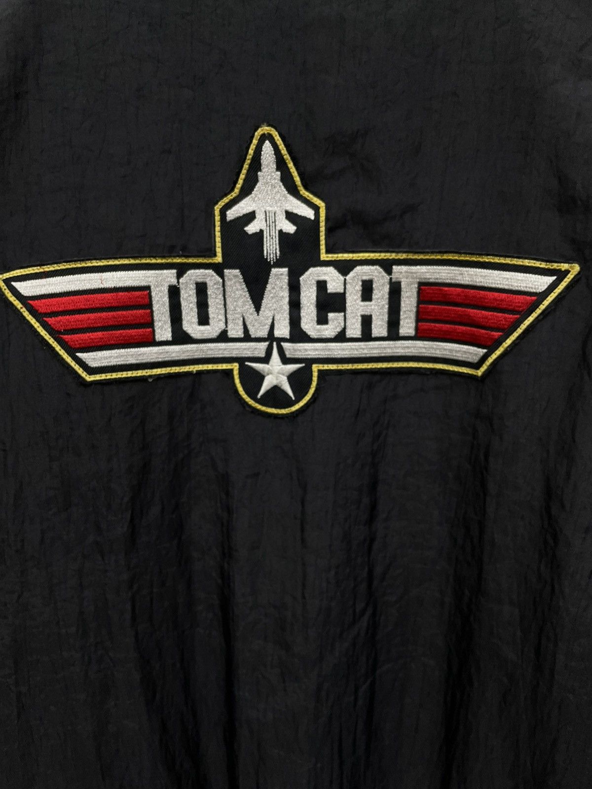 Vintage 90’s TOP GUN TOM CAT Flight Bomber Jacket Size US M / EU 48-50 / 2 - 5 Thumbnail
