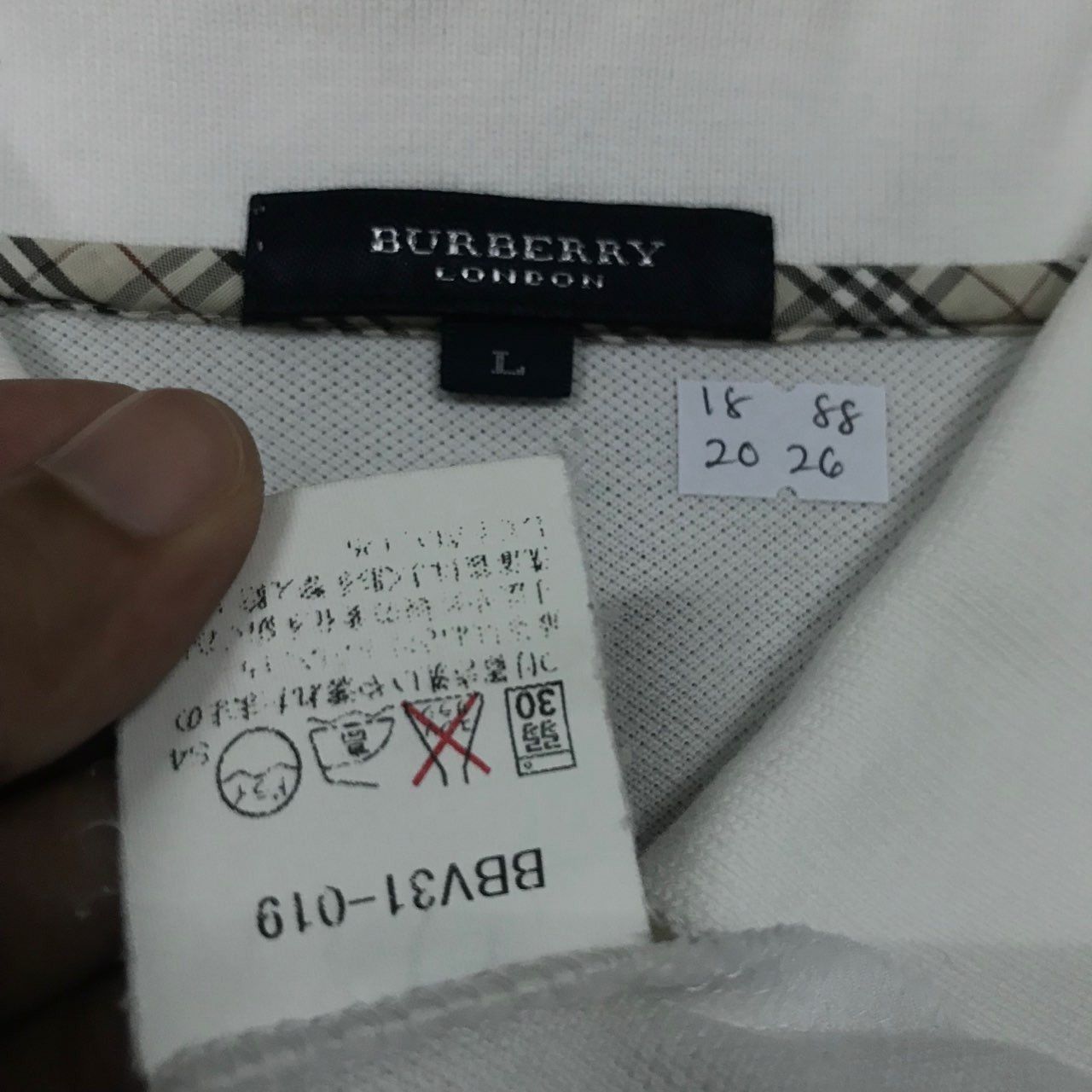Burberry 🔥 Vintage BURBERRY LONDON Nova Check Collar Shirt Size US M / EU 48-50 / 2 - 5 Thumbnail