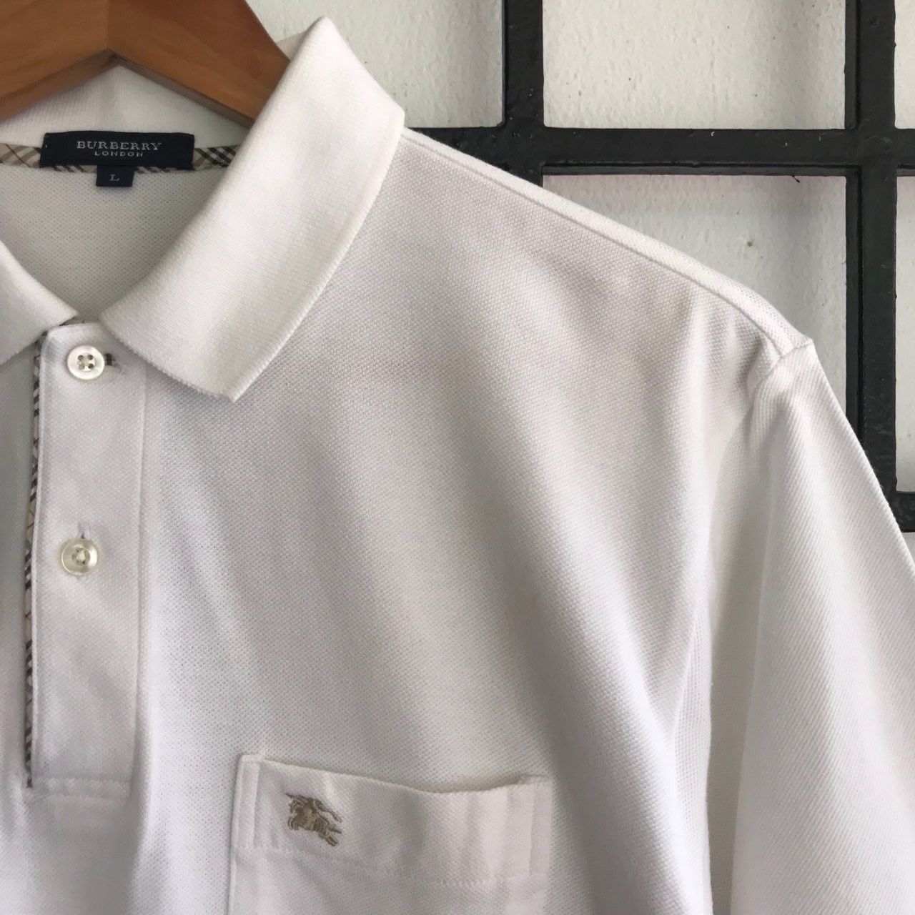 Burberry 🔥 Vintage BURBERRY LONDON Nova Check Collar Shirt Size US M / EU 48-50 / 2 - 3 Thumbnail