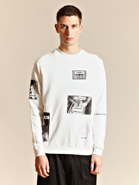Raf simons patch sweater clearance