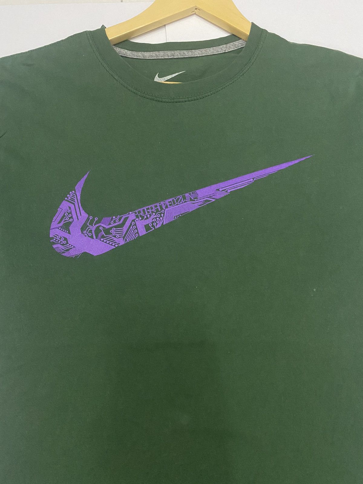 Nike × Vintage Nike Big Swoosh T-Shirt Size US M / EU 48-50 / 2 - 5 Thumbnail