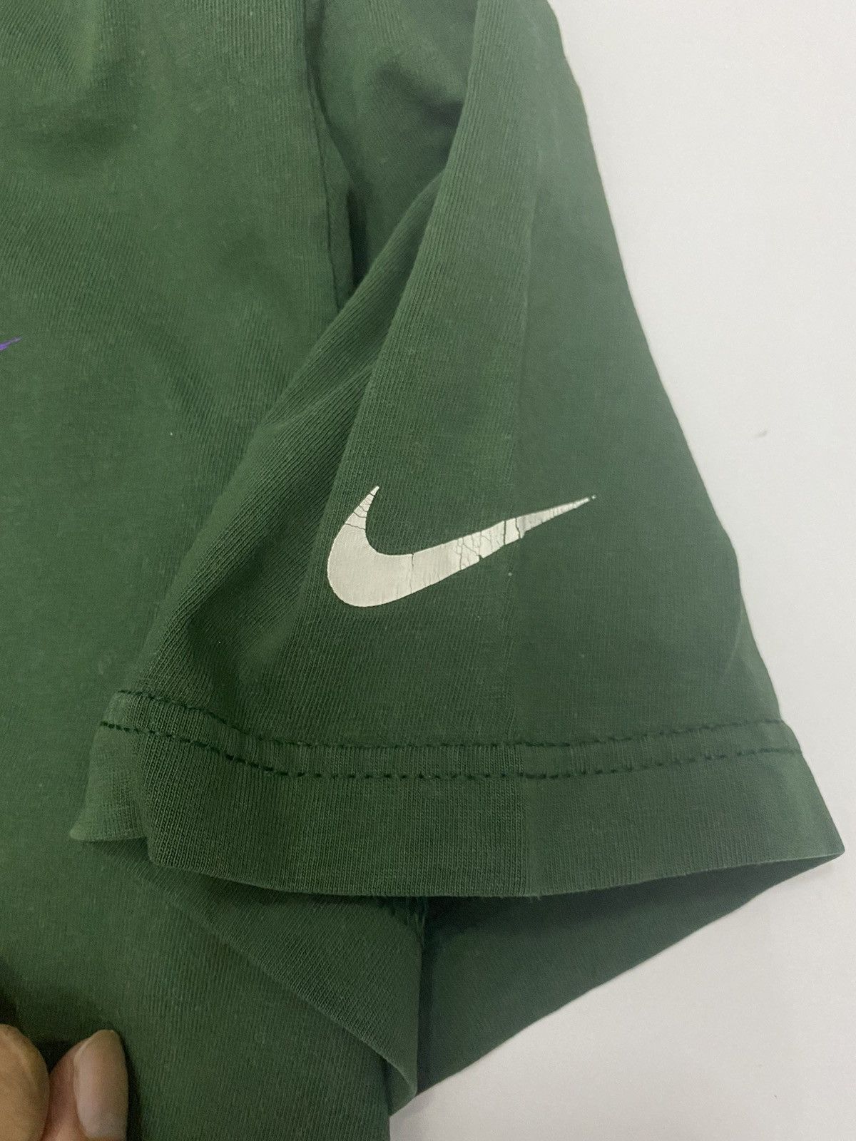 Nike × Vintage Nike Big Swoosh T-Shirt Size US M / EU 48-50 / 2 - 7 Thumbnail