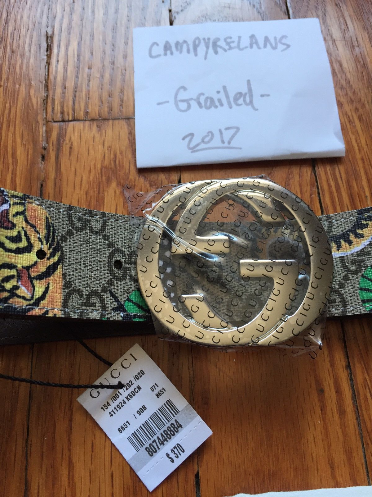 Gucci shops belt bengal