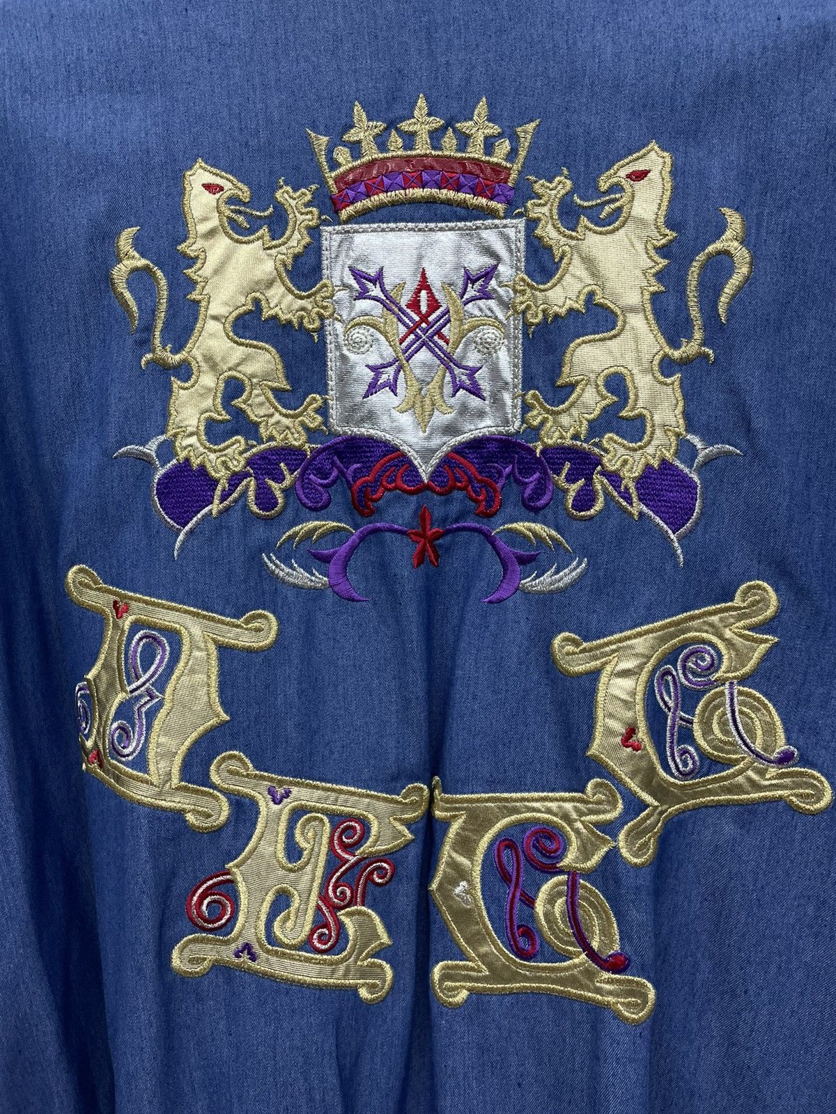 New England Outerwear NEW ENGLAND Classis Baroque Design Embroidery Light Jacket Size US L / EU 52-54 / 3 - 3 Thumbnail