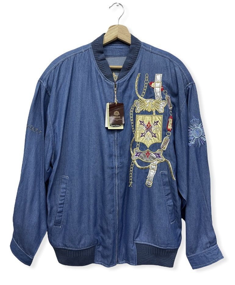 New England Outerwear NEW ENGLAND Classis Baroque Design Embroidery Light Jacket Size US L / EU 52-54 / 3 - 1 Thumbnail