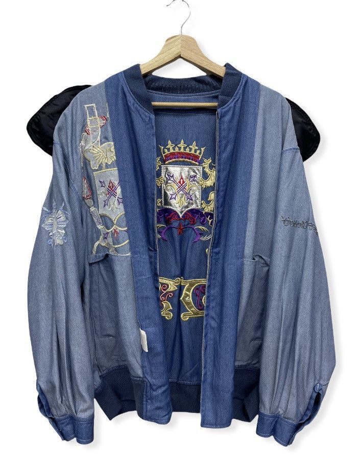 New England Outerwear NEW ENGLAND Classis Baroque Design Embroidery Light Jacket Size US L / EU 52-54 / 3 - 8 Thumbnail