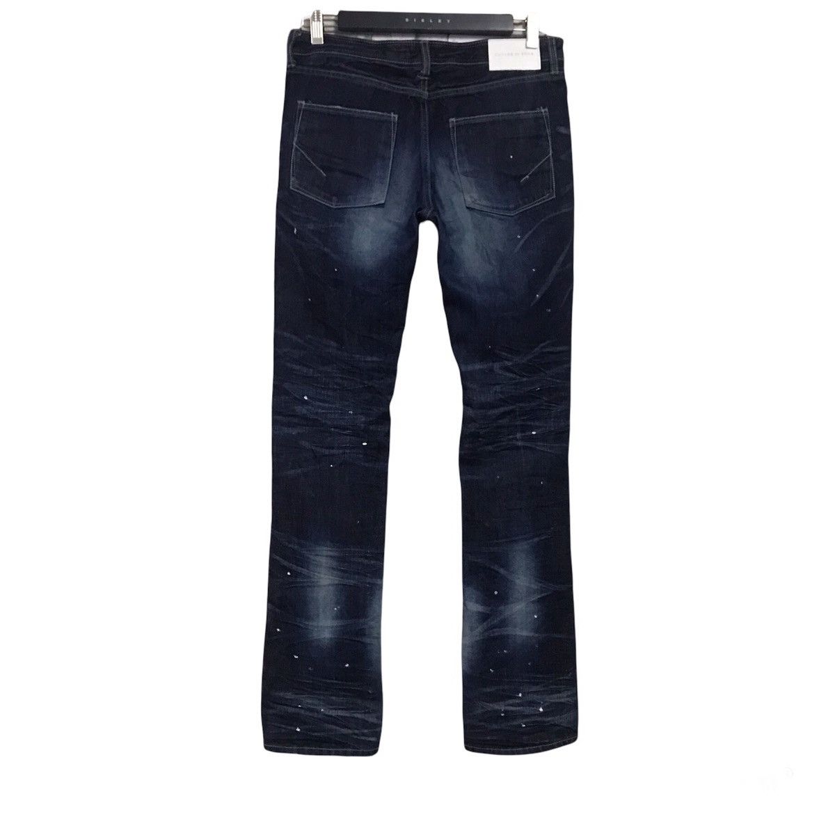 GOSTAR DE FUGA Gostar De Fuga Coated Wax Denim Jeans Size US 31 - 2 Thumbnail