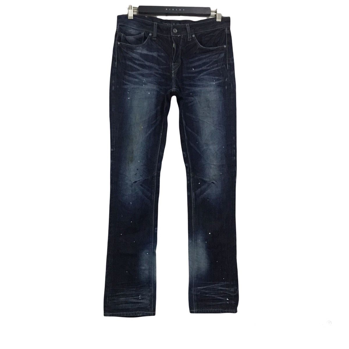 GOSTAR DE FUGA Gostar De Fuga Coated Wax Denim Jeans Size US 31 - 1 Thumbnail