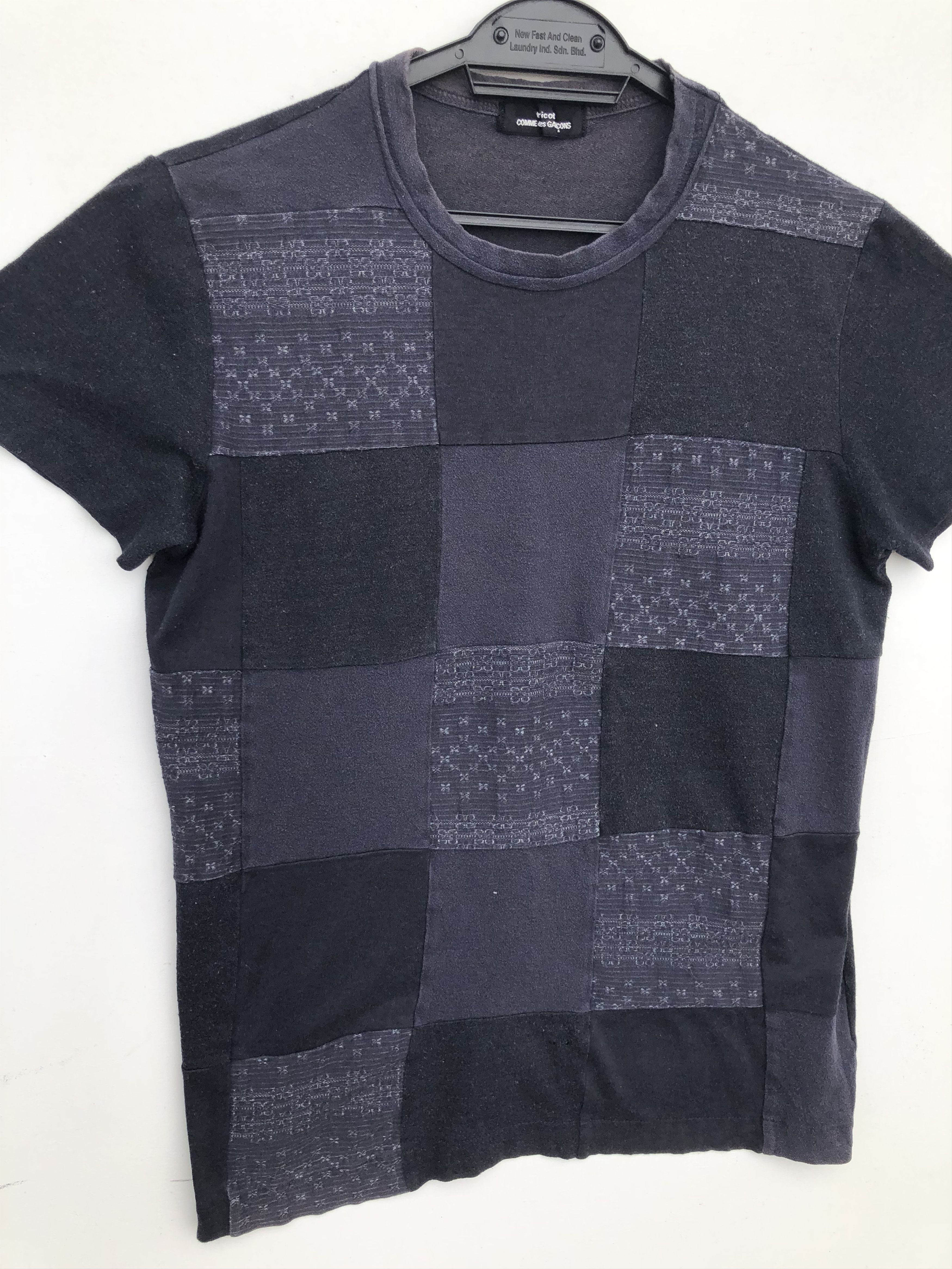 Comme des Garcons RARE🔥VINTAGE CDG TRICOT PATCHWORK SINGLE STITCH TEE Size US S / EU 44-46 / 1 - 3 Thumbnail