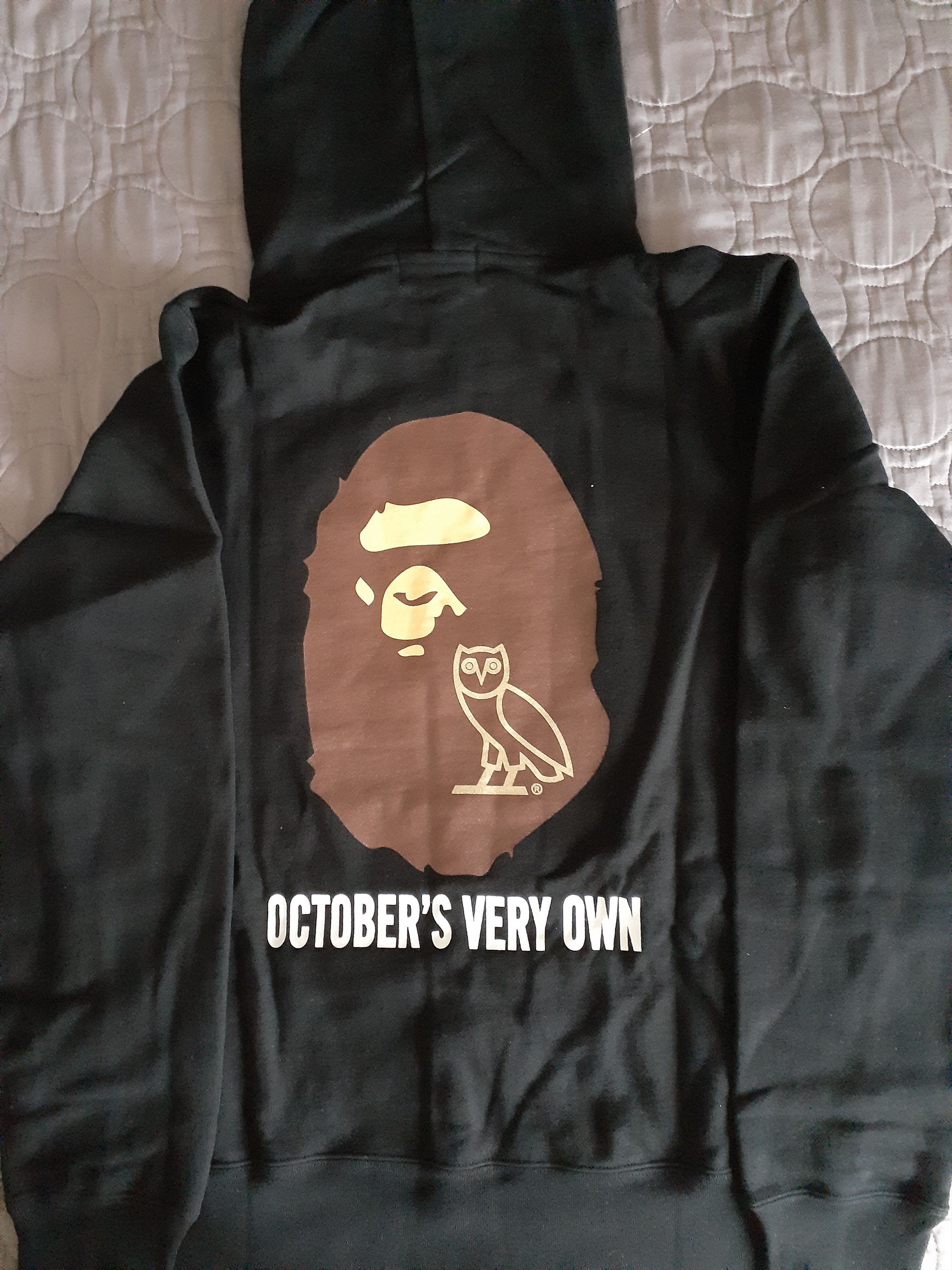 Bape × October's Very Own OVO x Bape hoodie/sweatshirt - Black Size US L / EU 52-54 / 3 - 2 Thumbnail