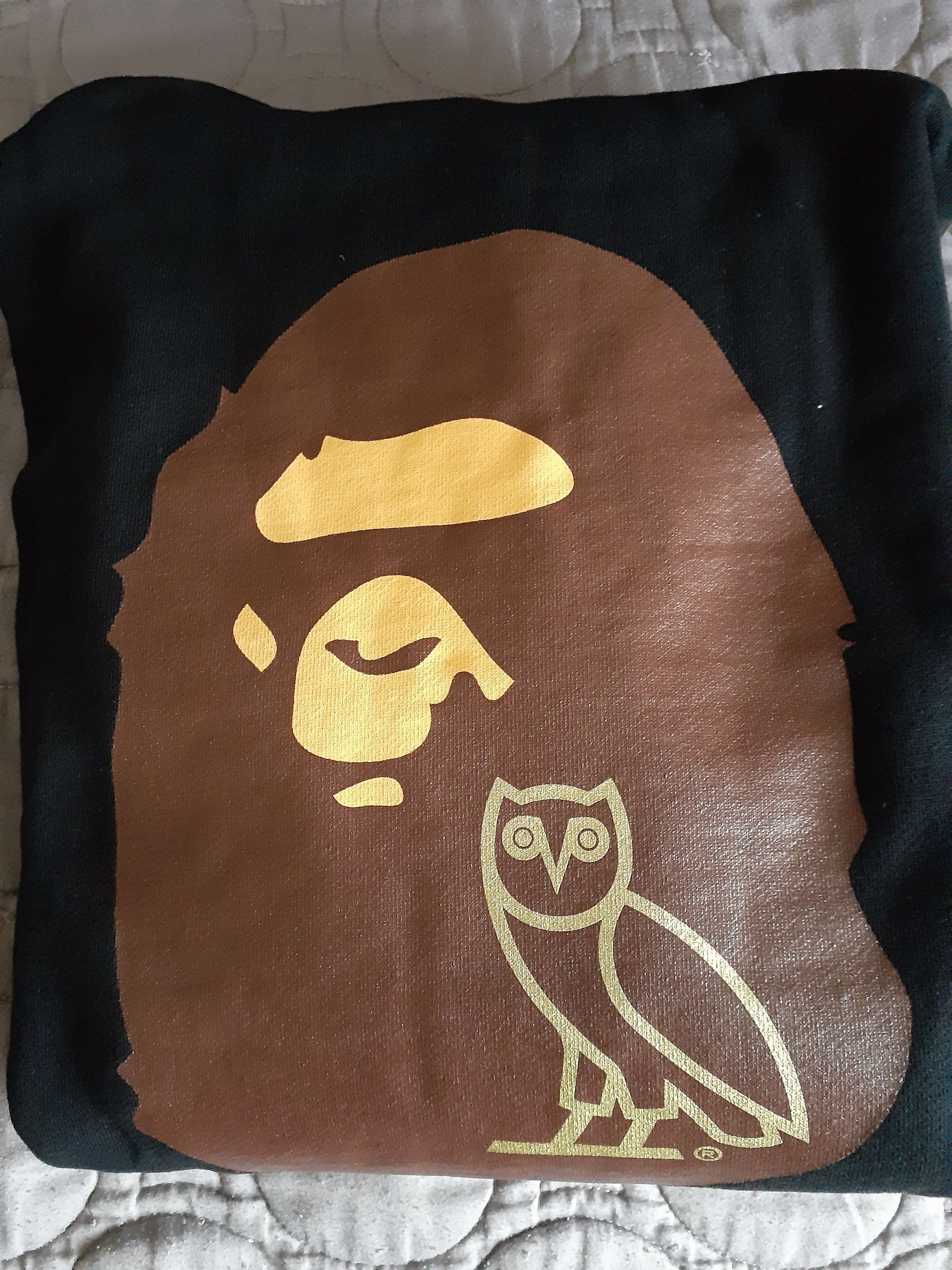 OVO x Bape hoodie/sweatshirt - Black