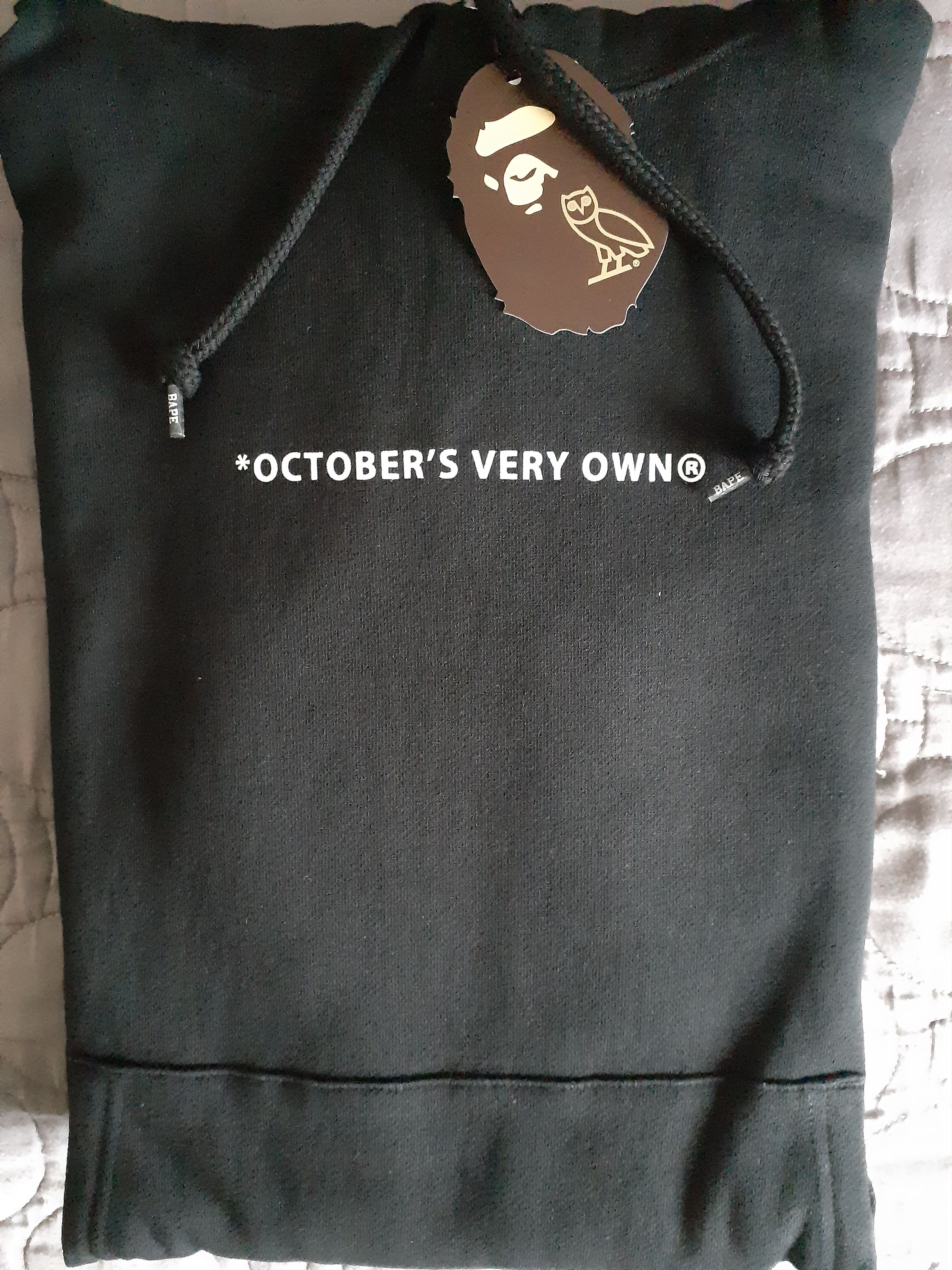 Bape × October's Very Own OVO x Bape hoodie/sweatshirt - Black Size US L / EU 52-54 / 3 - 4 Thumbnail