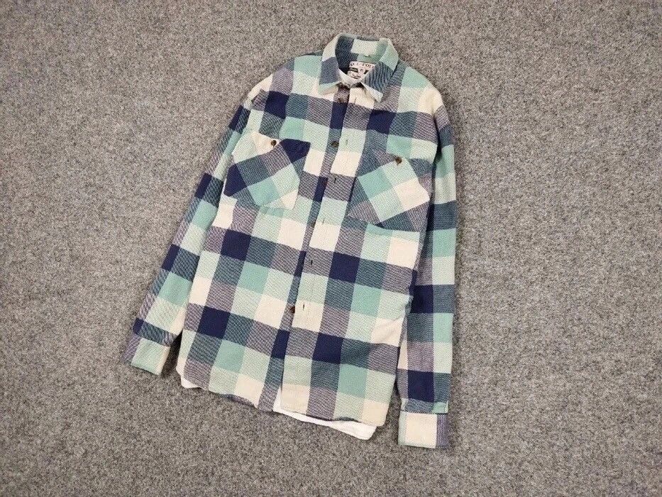 Flannel Vintage Flannel Shirt Travis Scott Style Streetwear Hype Size US M / EU 48-50 / 2 - 12 Thumbnail