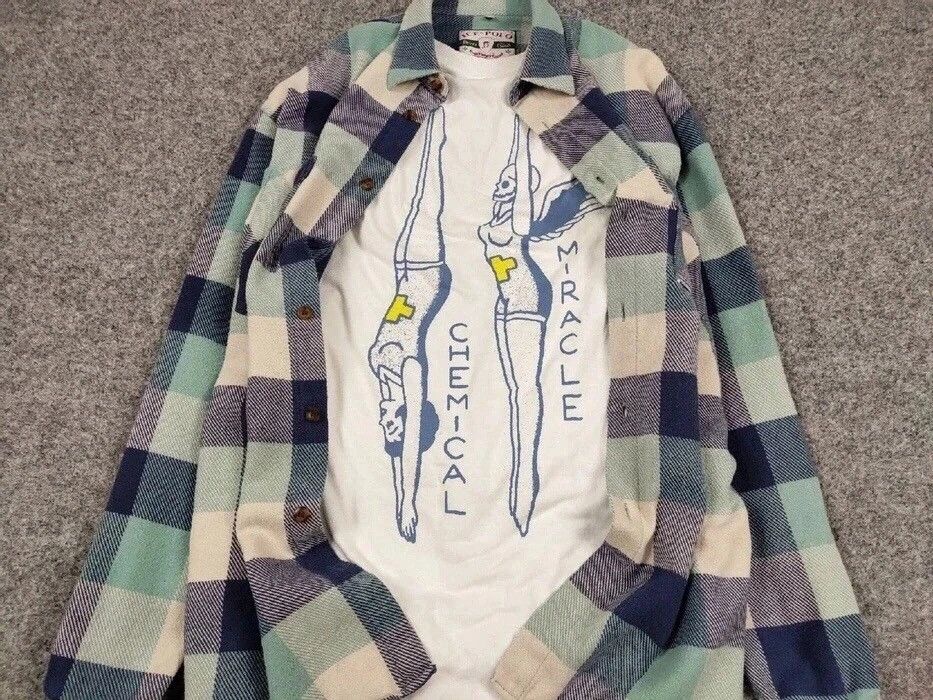 Flannel Vintage Flannel Shirt Travis Scott Style Streetwear Hype Size US M / EU 48-50 / 2 - 10 Thumbnail
