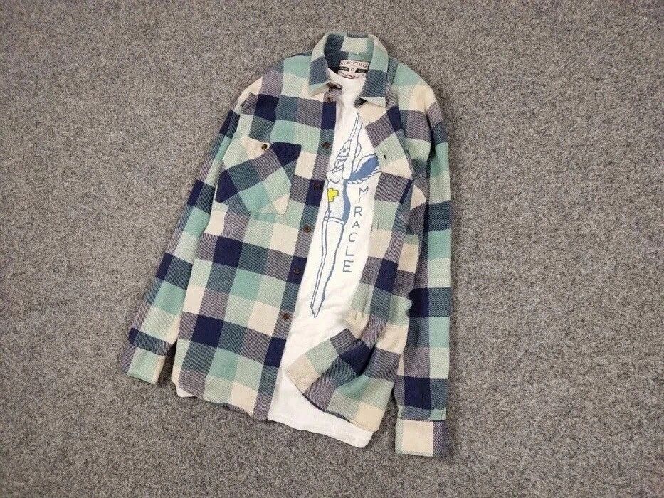 Flannel Vintage Flannel Shirt Travis Scott Style Streetwear Hype Size US M / EU 48-50 / 2 - 11 Thumbnail