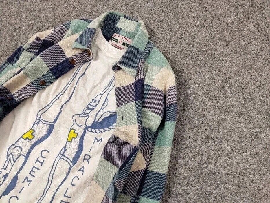 Flannel Vintage Flannel Shirt Travis Scott Style Streetwear Hype Size US M / EU 48-50 / 2 - 4 Thumbnail
