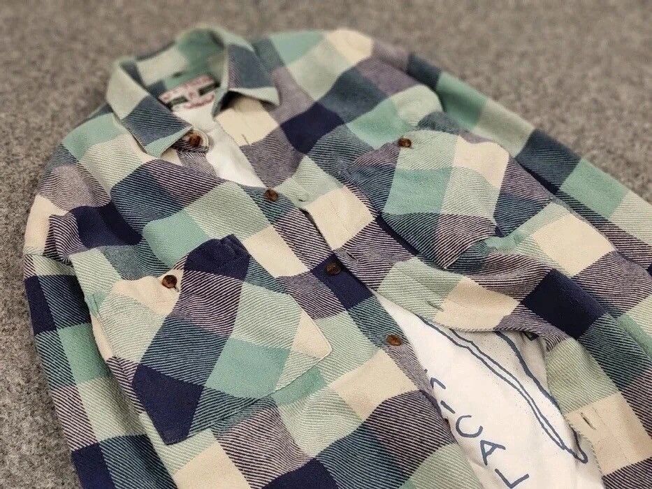 Flannel Vintage Flannel Shirt Travis Scott Style Streetwear Hype Size US M / EU 48-50 / 2 - 15 Thumbnail