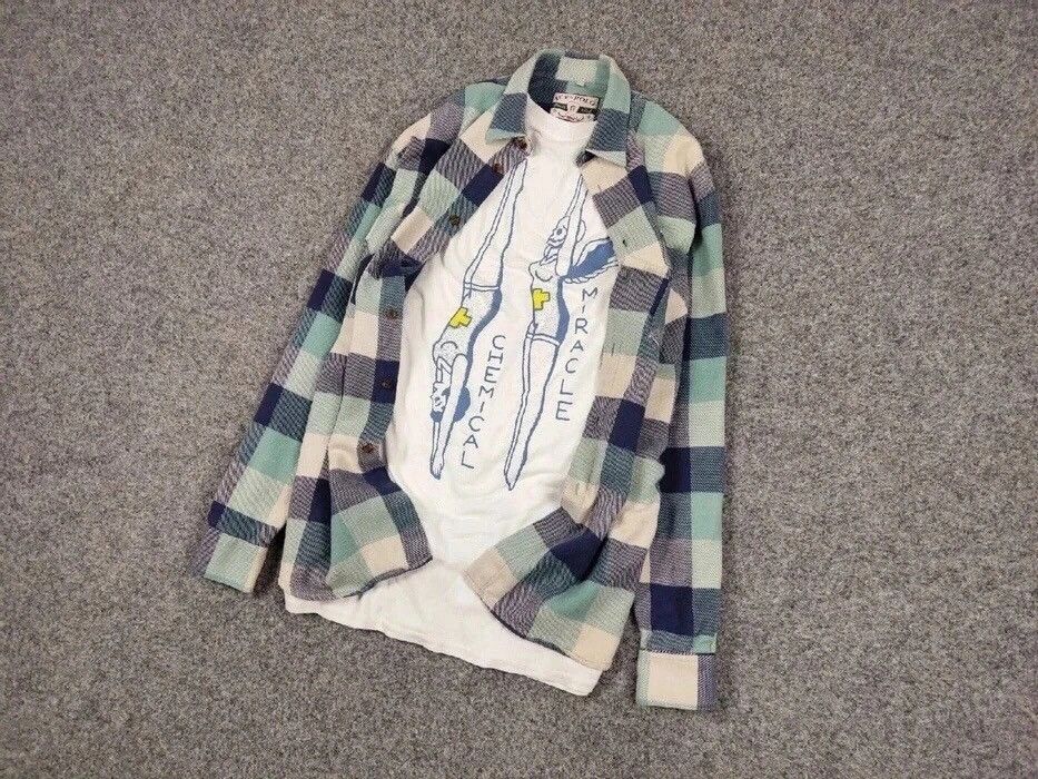 Flannel Vintage Flannel Shirt Travis Scott Style Streetwear Hype Size US M / EU 48-50 / 2 - 3 Thumbnail