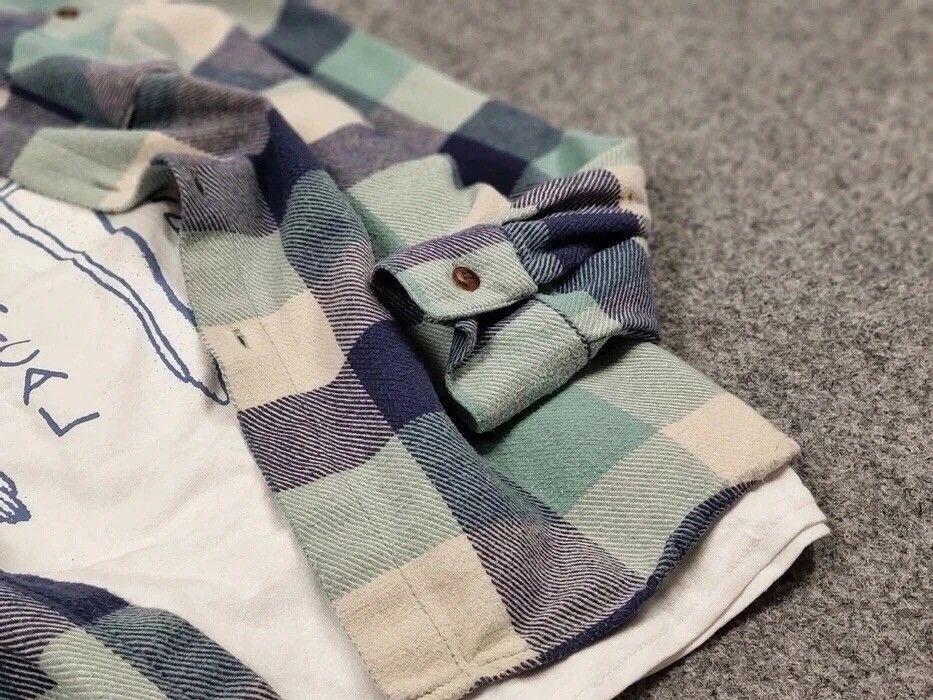 Flannel Vintage Flannel Shirt Travis Scott Style Streetwear Hype Size US M / EU 48-50 / 2 - 14 Thumbnail