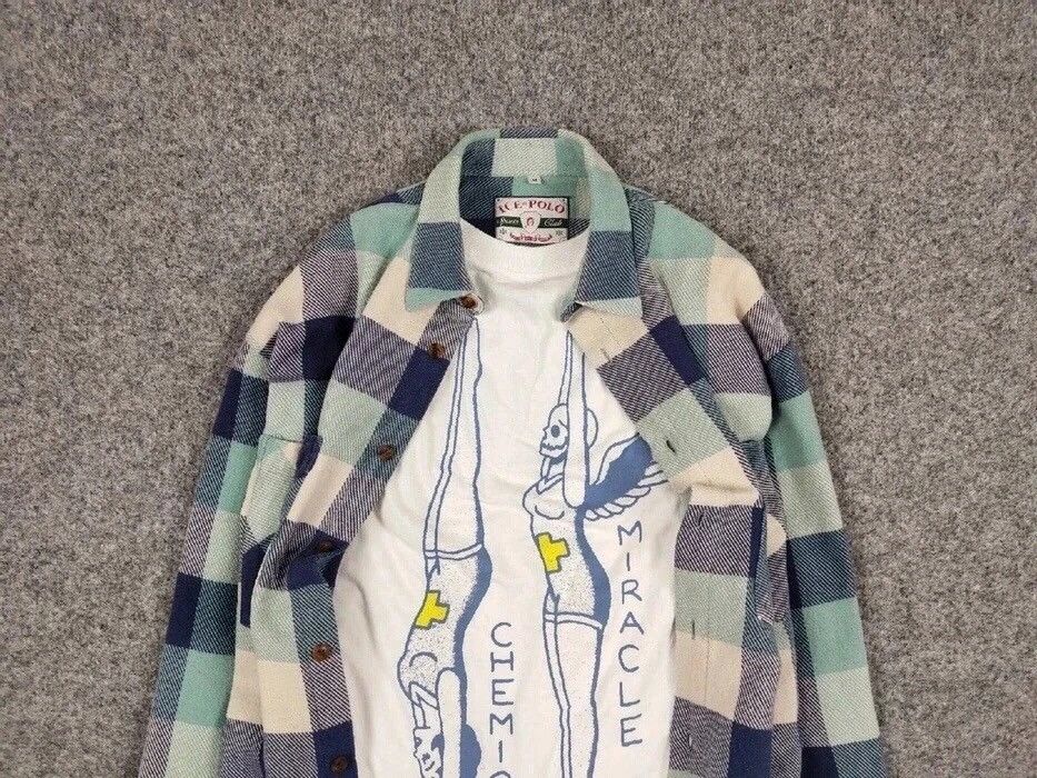 Flannel Vintage Flannel Shirt Travis Scott Style Streetwear Hype Size US M / EU 48-50 / 2 - 8 Thumbnail