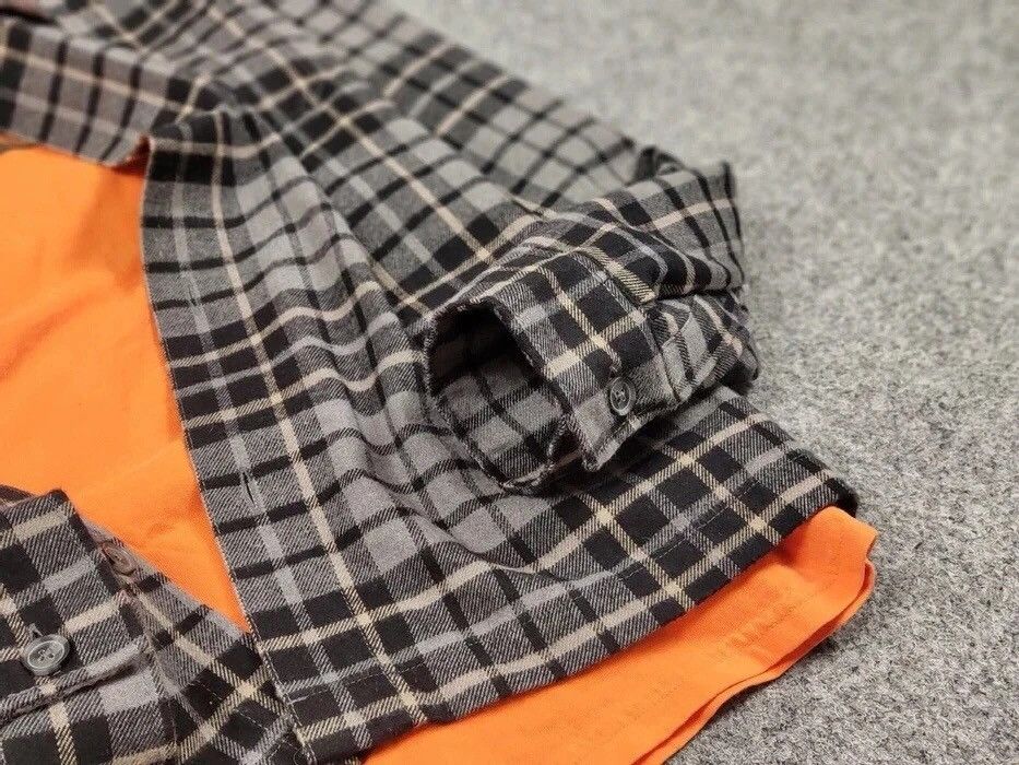 Flannel Vintage Flannel Shirt Overshirt Travis Scott Style Hype Size US L / EU 52-54 / 3 - 10 Thumbnail