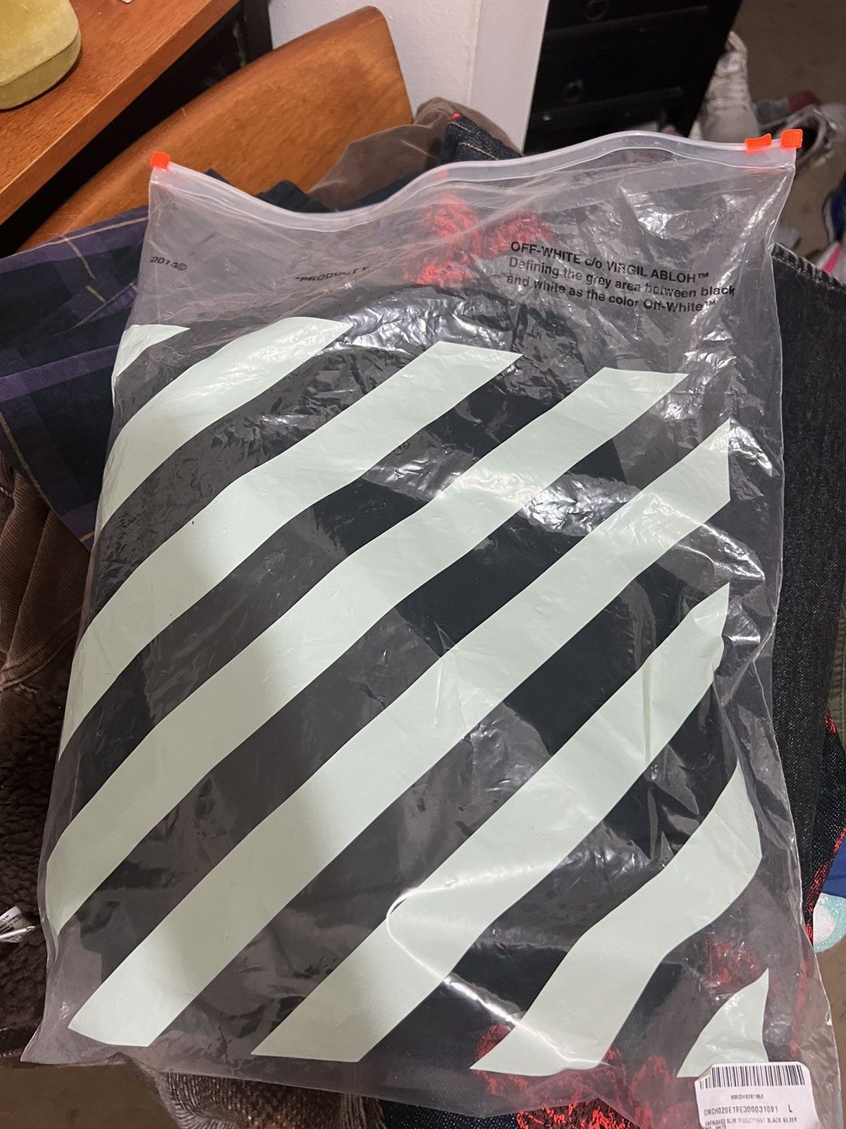 Off-White New Unfinished Sweatpants Joggers L Large Size US 34 / EU 50 - 10 Thumbnail
