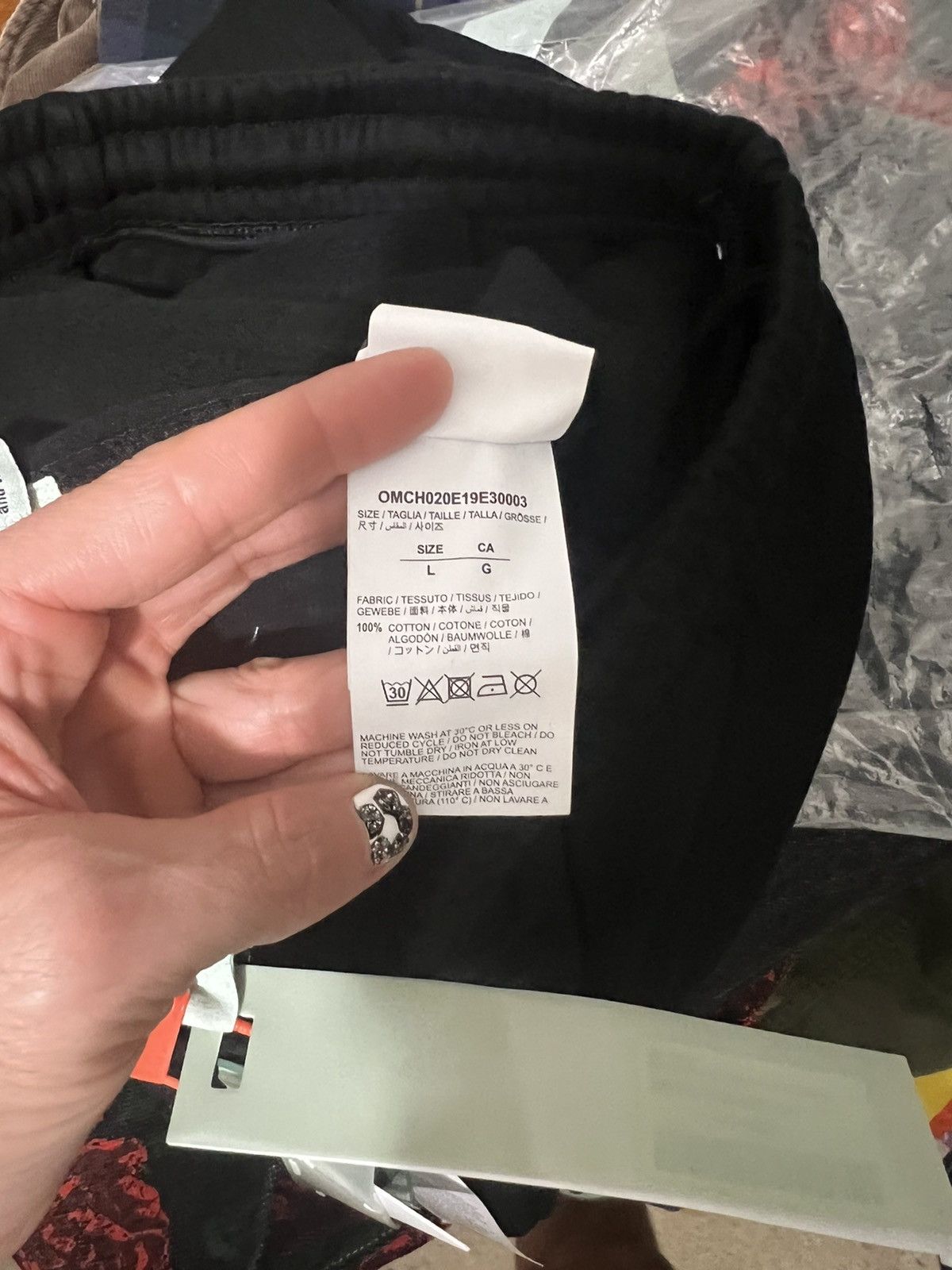 Off-White New Unfinished Sweatpants Joggers L Large Size US 34 / EU 50 - 7 Thumbnail