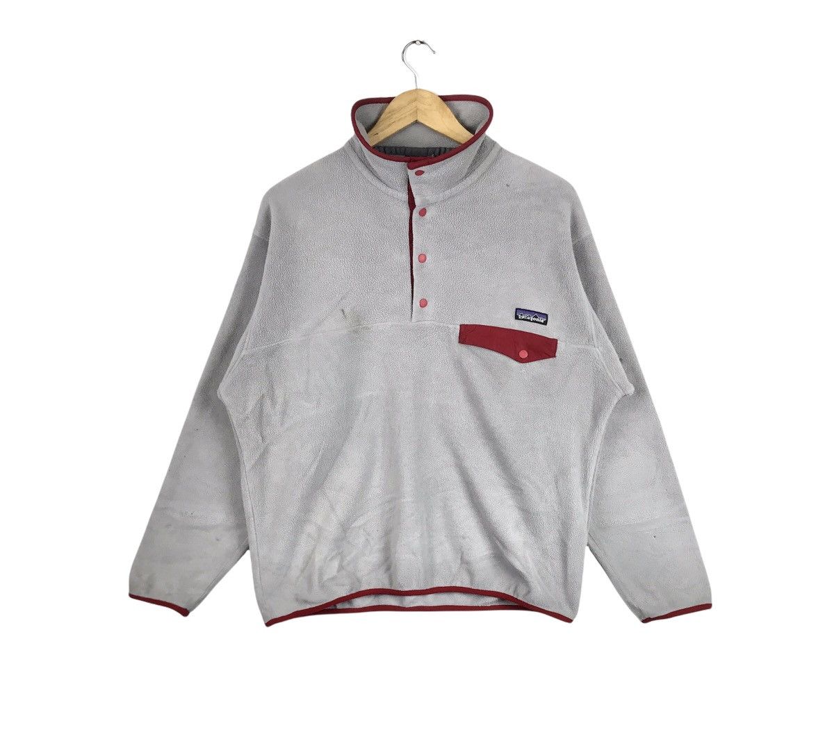 Patagonia Vintage Patagonia Syncilla Half Snap Button Fleece Jumper Size US M / EU 48-50 / 2 - 1 Thumbnail