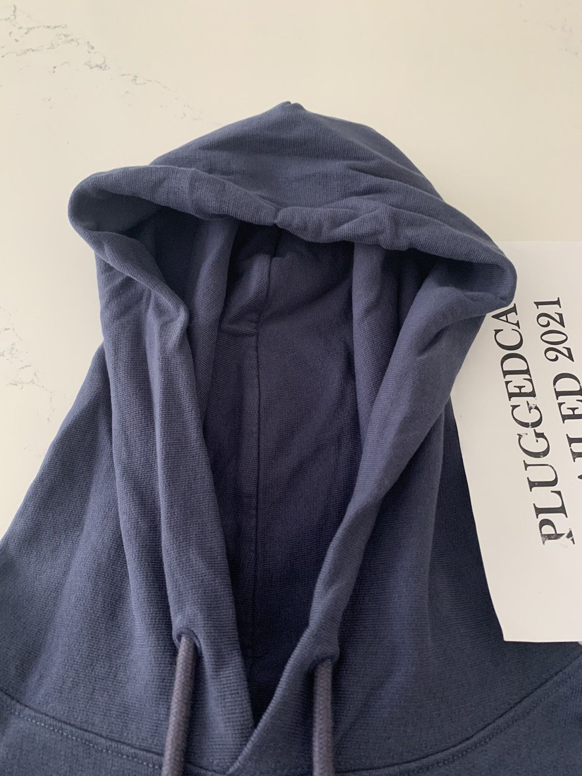 Off-White Caravaggio Hoodie FW17 Navy (New) Small