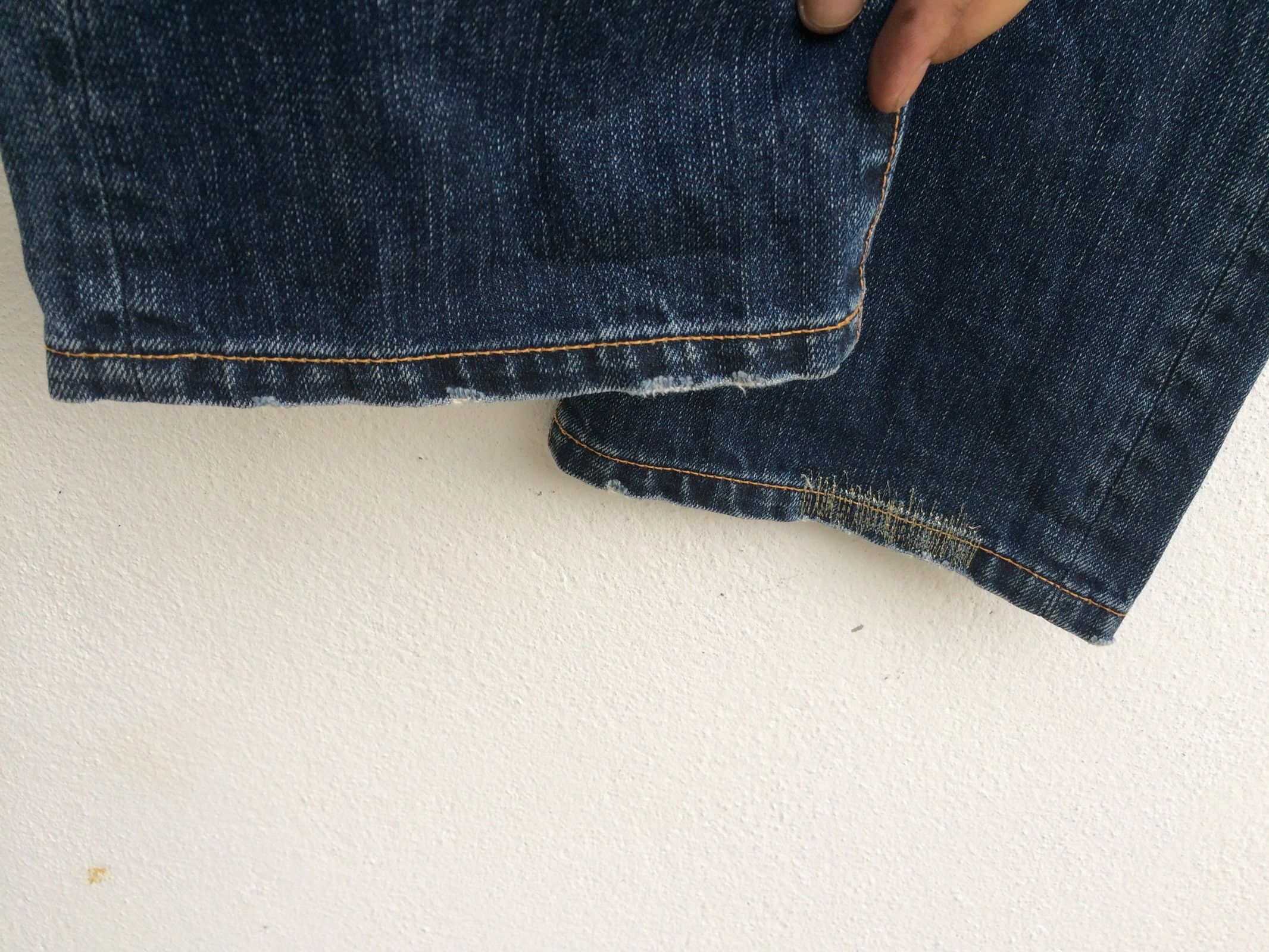Issey Miyake ISSEY MIYAKE PROTEGE BUCKLE DISTRESSED DENIM Size US 33 - 7 Thumbnail