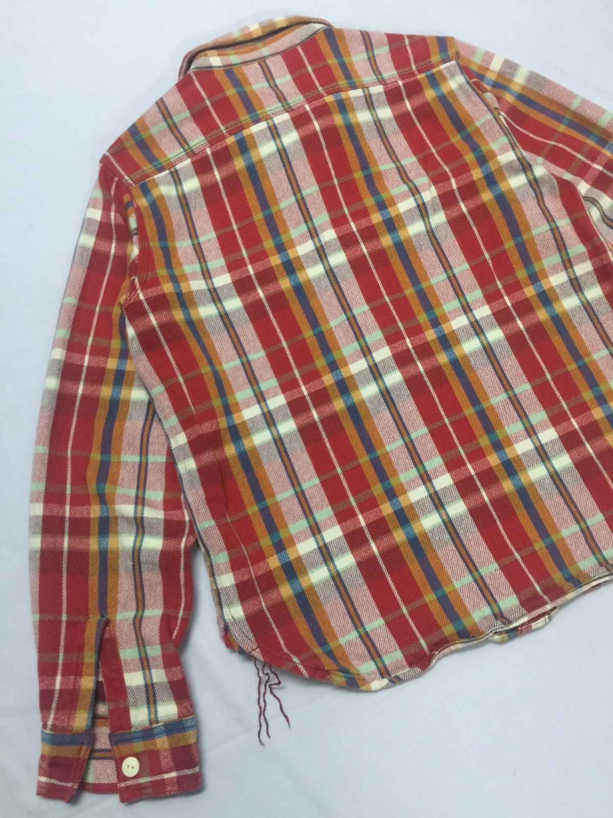 Japanese Brand HOUSTON HARD COTTON FLANEL SHIRT Size US M / EU 48-50 / 2 - 8 Thumbnail