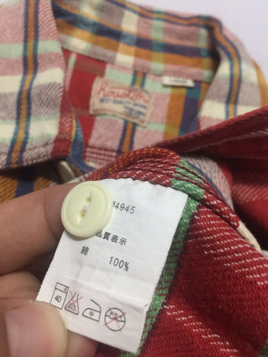 Japanese Brand HOUSTON HARD COTTON FLANEL SHIRT Size US M / EU 48-50 / 2 - 11 Thumbnail