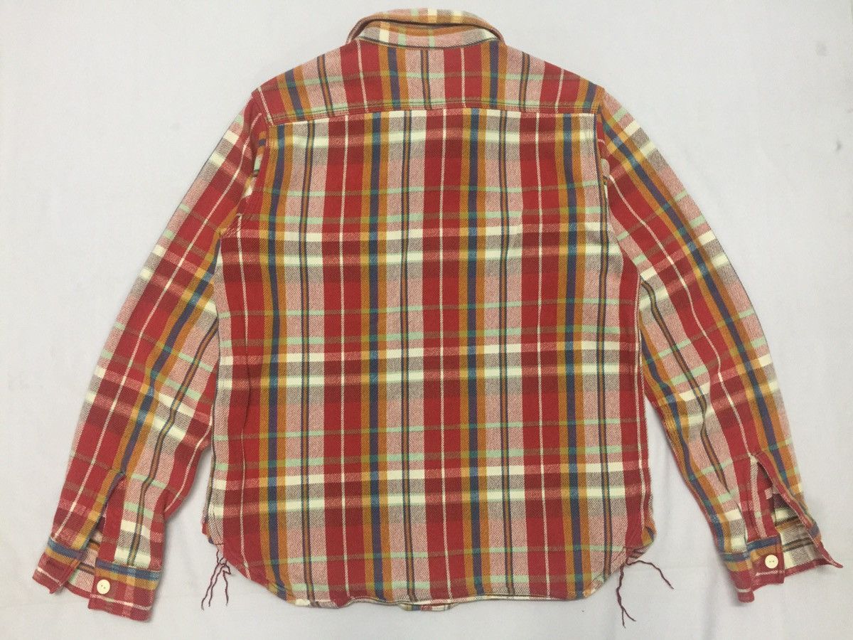 Japanese Brand HOUSTON HARD COTTON FLANEL SHIRT Size US M / EU 48-50 / 2 - 7 Thumbnail