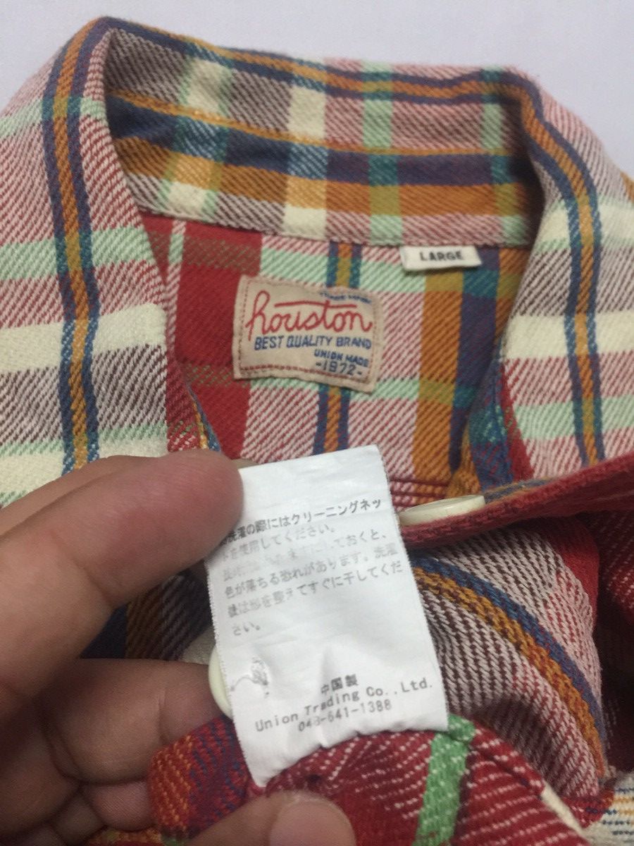 Japanese Brand HOUSTON HARD COTTON FLANEL SHIRT Size US M / EU 48-50 / 2 - 10 Thumbnail