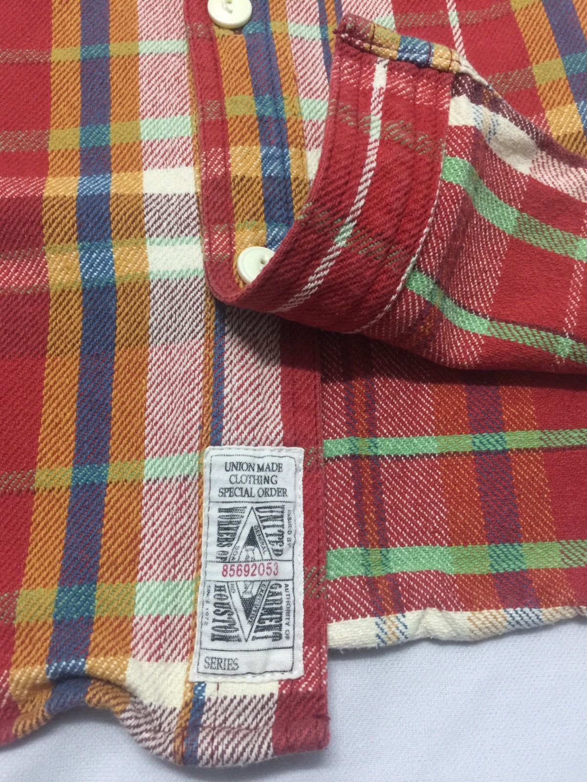 Japanese Brand HOUSTON HARD COTTON FLANEL SHIRT Size US M / EU 48-50 / 2 - 9 Thumbnail