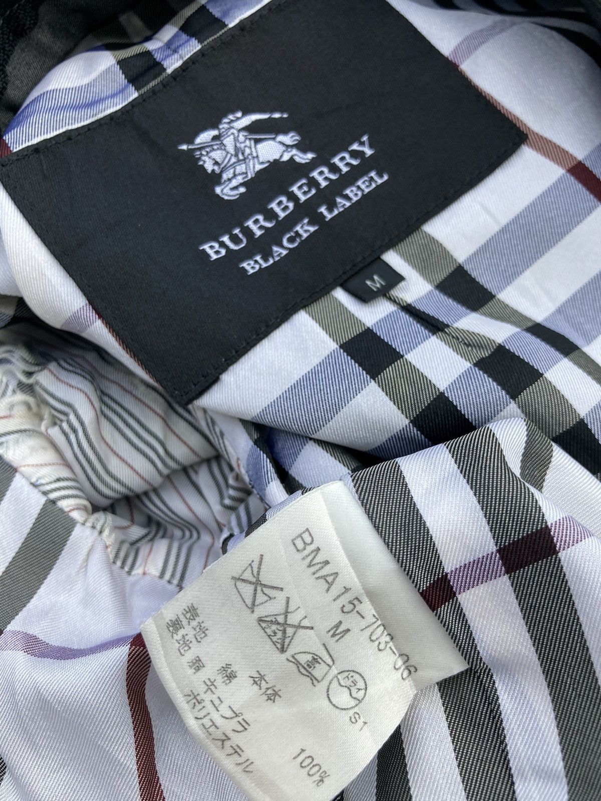 Burberry Distressed Burberry Black Label Nova Check Size US M / EU 48-50 / 2 - 14 Thumbnail