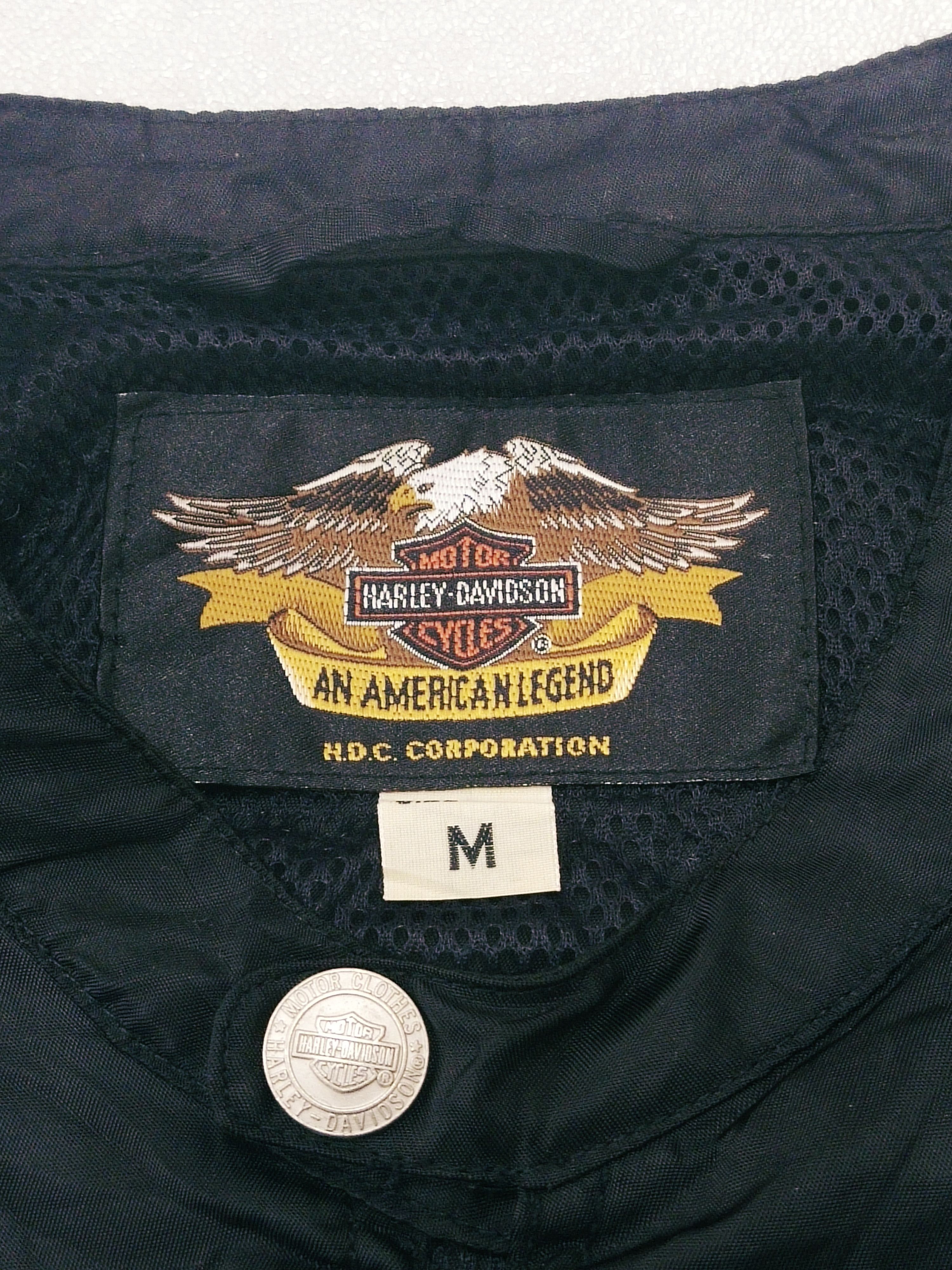 Harley Davidson × Vintage Vintage HARLEY DAVIDSON Light Jacket By HDC Corporation Size US M / EU 48-50 / 2 - 8 Thumbnail