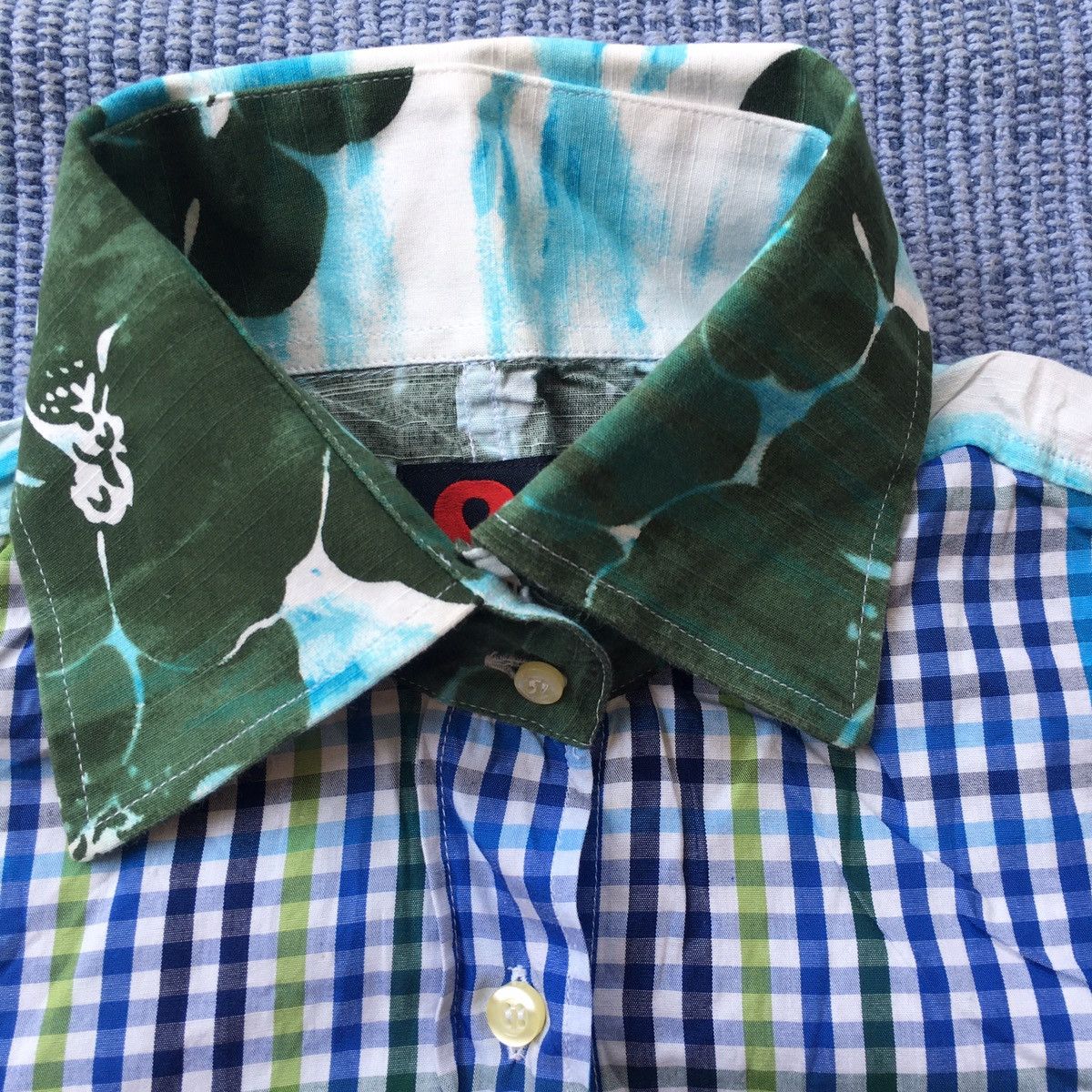 Dolce & Gabbana floral checked short sleeve Size US S / EU 44-46 / 1 - 2 Thumbnail