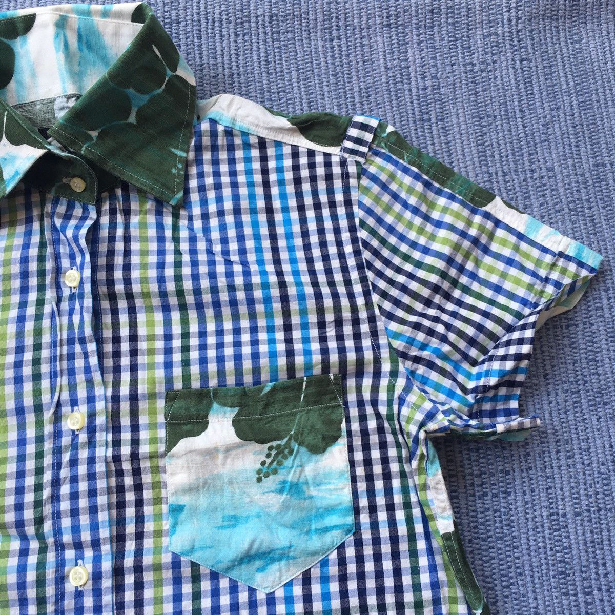 Dolce & Gabbana floral checked short sleeve Size US S / EU 44-46 / 1 - 3 Thumbnail