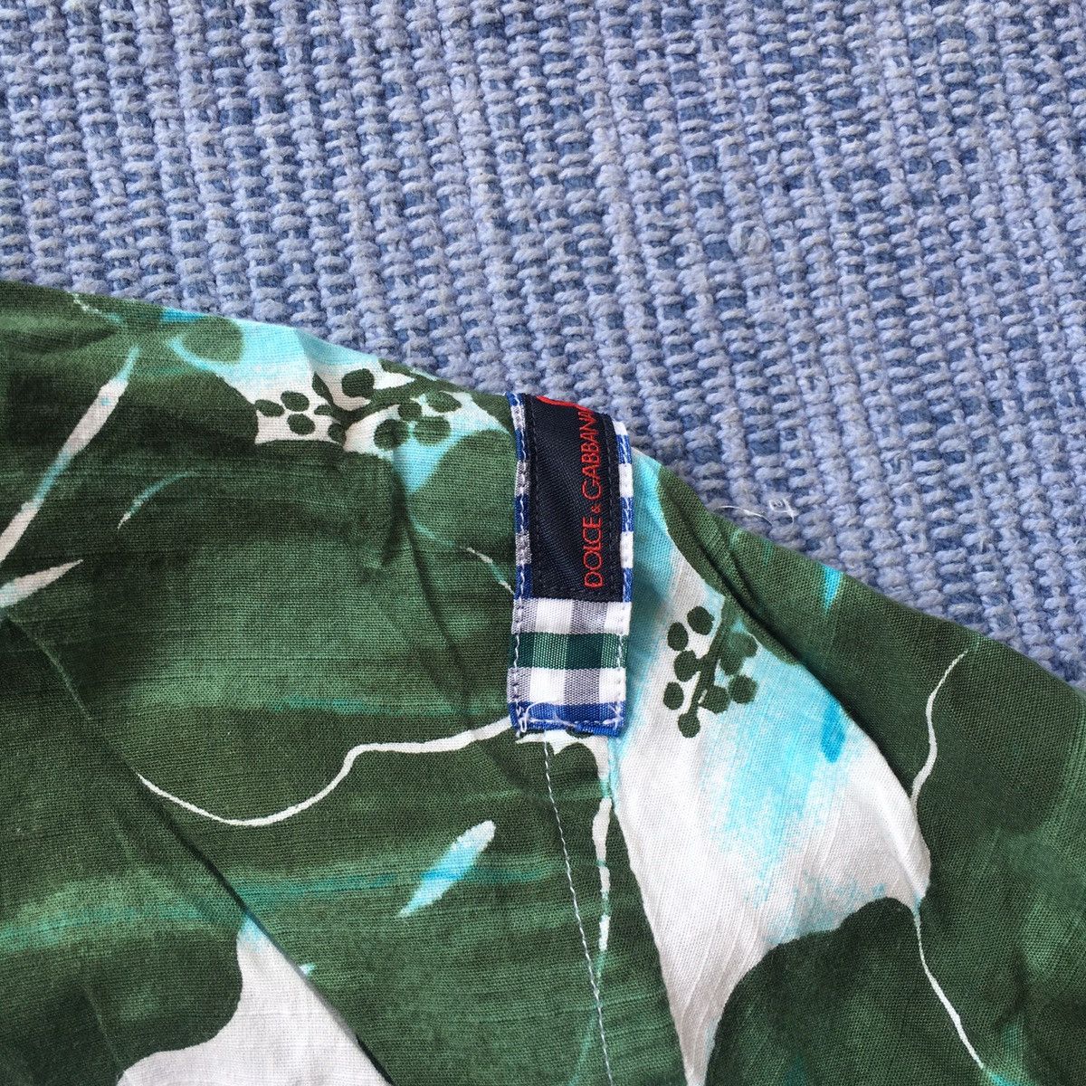 Dolce & Gabbana floral checked short sleeve Size US S / EU 44-46 / 1 - 5 Thumbnail