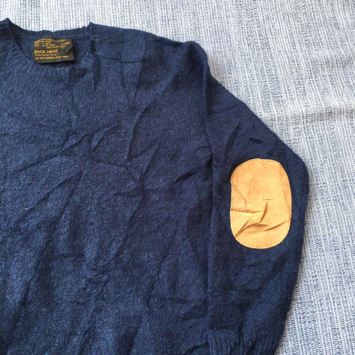 Japanese Brand back head jumper / knitwear : wool Size US L / EU 52-54 / 3 - 3 Thumbnail