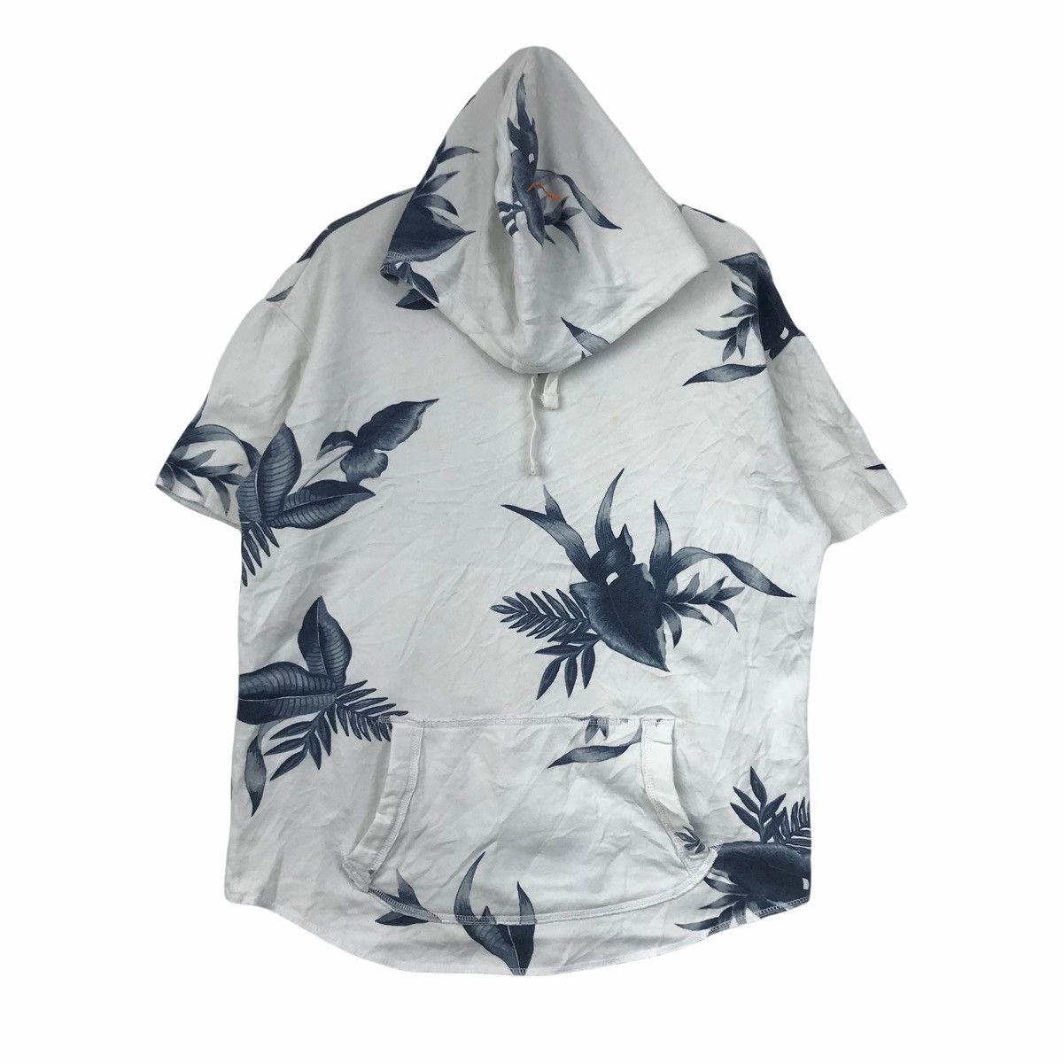 HOLLISTER California Surf Style Floral Short Sleeve Hoodie