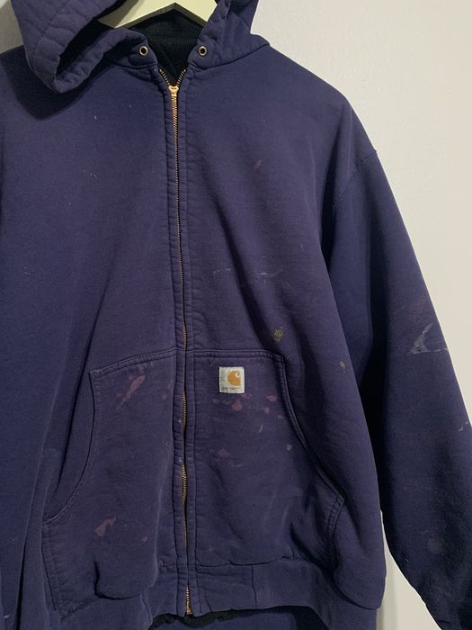 Vintage Vintage Carhartt zip up hoodie Grailed