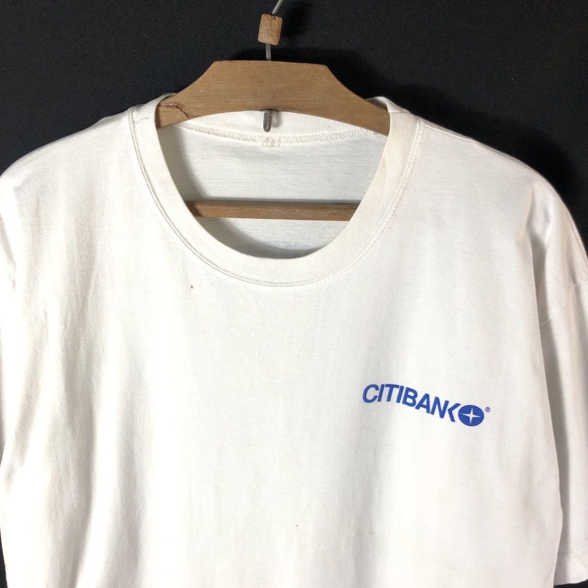 Band Tees × Vintage Vintage 90s Elton John World Tour Citybank Promo Tshirt Size US L / EU 52-54 / 3 - 4 Thumbnail